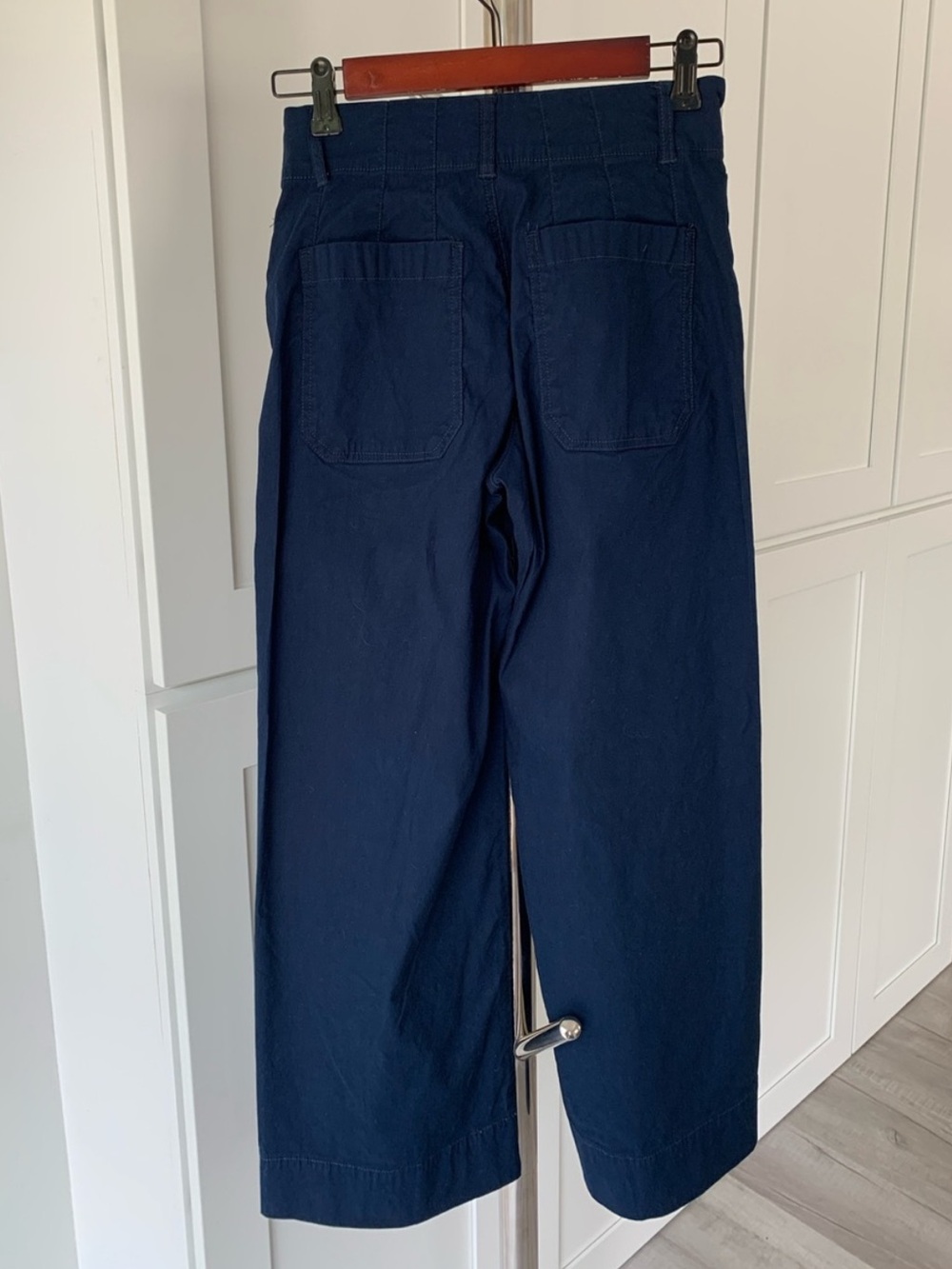 Maeve by Anthropologie Navy Colette Pants, Size 24 waist. - Picture 2 of 16